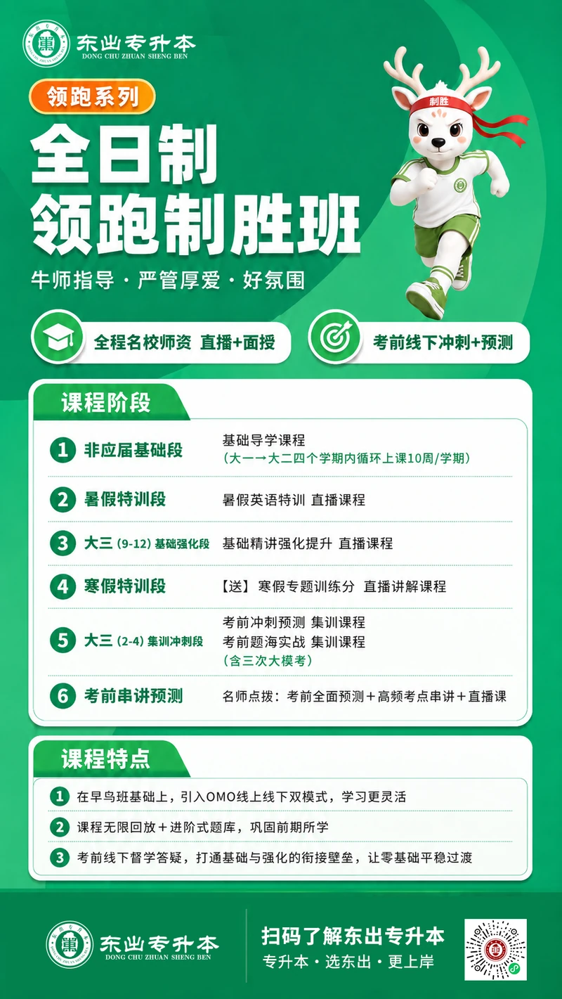 领跑制胜班理科班型详情图