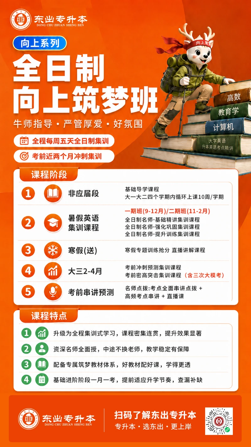 向上筑梦班理科班型详情图